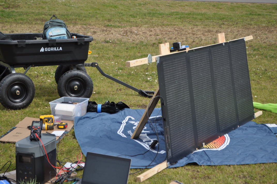 Full experiment setup, May 9
