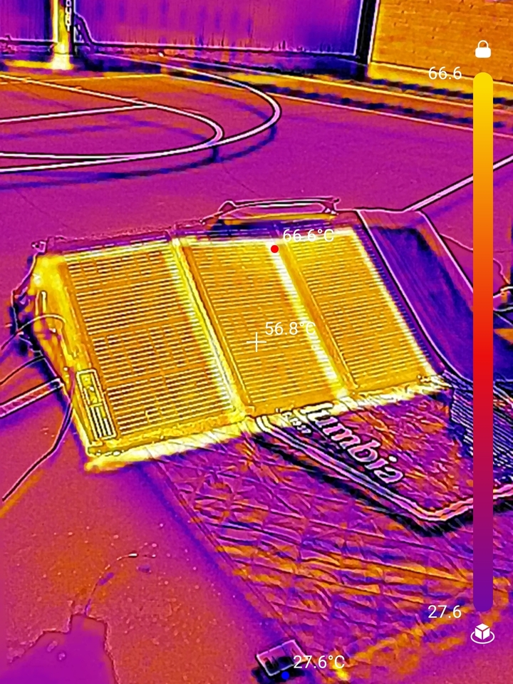 Thermal: all sub-panels active, 66.6°C, May 4